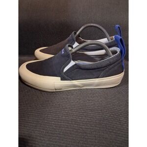 Obra mens black canvas‎ Slip On low top  US Size 8.5